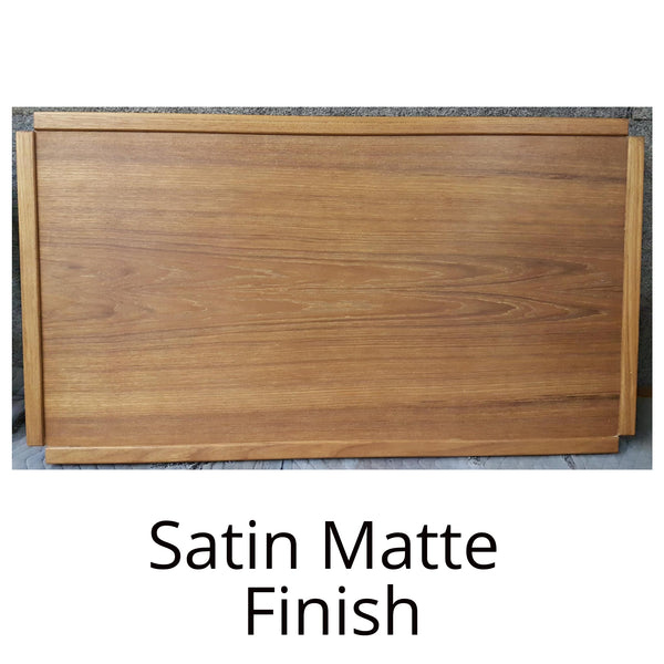 Zinolin Nordicare teak oil has a satin matte finish